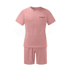 Hecho en el mejor material Camisa de entrenamiento de MOQ bajo y conjunto corto Camisa de entrenamiento ligera hecha a medida y conjunto corto - Product Image 1