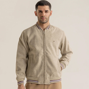Chaqueta Universitaria de Alta Calidad al por Mayor para Hombre, Bordado Chenille, Mangas de Cuero, Chaqueta Universitaria Personalizada con Letras de Béisbol - Product Image 3