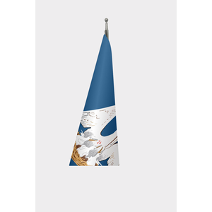 Drapeau officiel d'Louisiana pour intérieur, personnalisé, 3x5 pieds, en polyester avec impression numérique, mât en aluminium et fibre de verre, logo personnalisé - Product Image 3