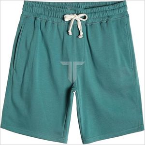 กางเกงขาสั้นเล่นกีฬาของผู้ชาย2024ยุคใหม่แห้งเร็วเป็นมิตรกับสิ่งแวดล้อมระบายอากาศได้ดีสไตล์สตรีทสูงแถบเอวยางยืดเนื้อละเอียดย้อมสีล้วน - Product Image 2