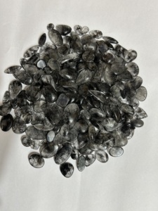 ผลึกควอตซ์เจียระไนแบบ100% สีดำธรรมชาติเกรด AAA ปรับเทียบ100% อัญมณีหลวมกึ่งมีค่าธรรมชาติสำหรับทำเครื่องประดับ - Product Image 2