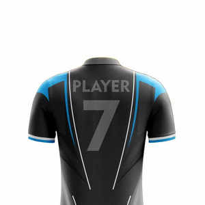 Ensemble de maillots de football sublimés pour hommes Index Apparel, col en V, manches courtes, respirant, anti-transpiration, coupe athlétique, uniforme d'équipe - Product Image 3