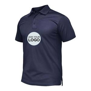 Chemises polo à manches courtes, polos de golf performants pour hommes avec col, chemises de travail - Product Image 1