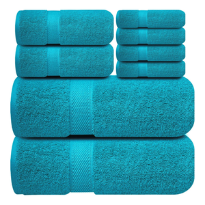 Quick-Dry Cooling Antimicrobial Eco-Friendly Disposable Woven Cotton Bath <b>Towel</b> <b>Set</b> with Hand <b>Towel</b> Manufacturer From India - Product Image 4