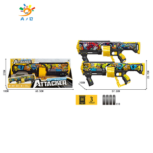 Ajb Tùy Chỉnh Graffiti Hoàn toàn Tự Động Liên Tục Bọt Mềm Đạn Súng Đồ Chơi Điện Tử Cho Trẻ Em Mềm Mại Và Đàn Hồi Vui Vẻ Đồ Chơi Súng - Product Image 2