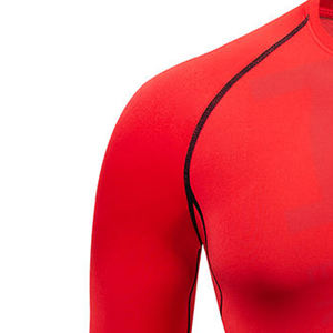 เสื้อยืดผ้าฝ้ายโพลีเอสเตอร์สำหรับผู้ชาย,เสื้อยืดแบบสวมศีรษะแขนยาวพิมพ์ลายพิมพ์แบบระเหิดสไตล์ใหม่ - Product Image 3