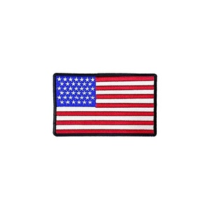 Parches Bordados con la Bandera de EE. UU., Ecológicos, para Coser, Personalizados, de PVC, Tela de Fieltro No Tejida, para Prendas - Product Image 5