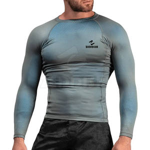 Chemises de compression en polyester pour hommes, vêtements de fitness, chemises de compression pour hommes - Product Image 1