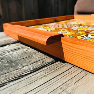 Bandeja de diseño de madera con artesanía elegante Perfecta para servir la decoración, organizar el tocador y la exhibición de mesa festiva - Product Image 5