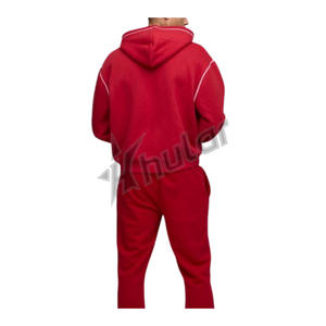 Custom 100% Cotton Pullover Hoodie High Quality Thick Heavy Embroidered Detail Drop Shoulder Fleece Oversized Cropped for Winter - Product Image 5