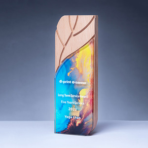 Trofeo de Cristal con Gráficos Impresos con UV, Ideal para Regalos en Ferias Comerciales y Regalos de Bienvenida - Product Image 3