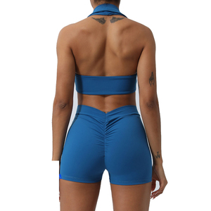 2025-26 nueva ropa de Yoga traje belleza espalda cadera levantamiento Yoga pantalones transfronterizos deportes Fitness ropa traje femenino - Product Image 2