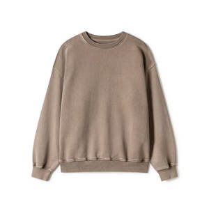 Sweat-shirts en molleton français 100% coton de haute qualité, sweat-shirt blanc à col rond, impression, sweat-shirt pour homme - Product Image 6