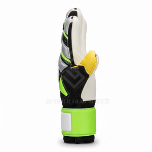 Gants de gardien de but professionnels en latex haute protection, respirants, avec logo personnalisé, fermeture à boucle et crochet antidérapante, vente en gros - Product Image 6