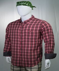 Chemise en flanelle décontractée à manches longues pour hommes, faite sur mesure, col montant 100% coton doux, nouveau logo imprimé, article promotionnel économique - Product Image 3
