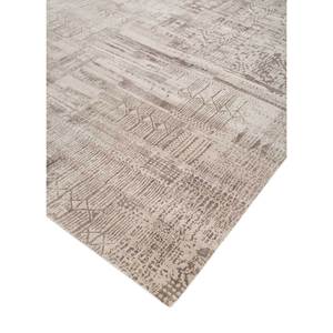 Alfombra Rectangular Kavi Gris y Negra, Tejida a Mano con Lana y Seda de Bambú, Diseño Teoría del Caos, Estilo Boho, para Hogar y Pasillo - Esk-7048 - Product Image 2