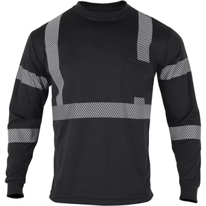 100% poliéster Hi Vis para camisetas de Polo ropa de trabajo de construcción de seguridad reflectante para hombres camisas de seguridad de alta visibilidad - Product Image 1