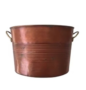 Macetas de metal modernas al por mayor con acabado dorado mate ideal para la decoración de la sala de estar y el vestíbulo Venta caliente - Product Image 2