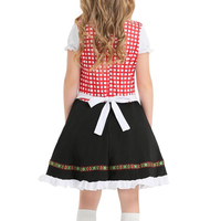 Coton Dirndl robes pour filles rose blanc dentelle travail octobre Fest robe Satin tablier Blouse ensembles longue longueur femmes Dirndl bas quantité minimale de commande