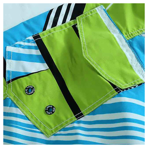 กางเกงว่ายน้ำขาย่บนถนนของผู้ชายกางเกงขาสั้นผ้าฝ้าย100% แห้งเร็วระบายอากาศได้ดีสีพื้นเปลี่ยนสีได้ตามต้องการ - Product Image 4