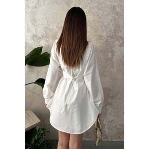 <b>White</b> Two-Piece Set with <b>Belt</b> - <b>White</b> - Product Image 5