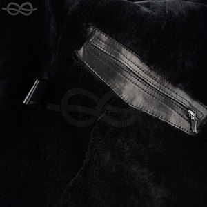 Abrigo de piel de cordero vegetal Malik con forro de piel de oveja de un solo pecho prendas de vestir exteriores comodidad elegante hecha en Pakistán - Product Image 6