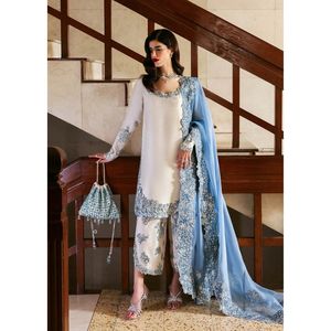 Luxury Raw Silk <b>Dress</b> 3-Piece <b>Stitched</b> Set – Embroidered Unstitched & <b>Stitched</b> Women’s Ethnic Wear - Product Image 1