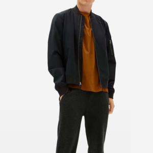 Nouvelle Arrivée 2025 – Blouson Bomber Homme à Col Montant, Hiver, Haute Qualité, Imperméable, Toile Brodé, Doublure Coton, Style Urbain - Product Image 1