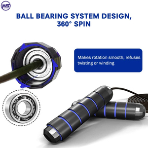 Cuerda de saltar para hacer ejercicio, Logo personalizado, longitud ajustable, precio barato, venta al por mayor - Product Image 2