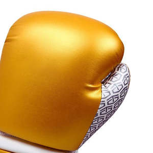 Gants de boxe professionnels en cuir véritable pour adultes Impression de logo personnalisé Nouvelle conception Gants MMA - Product Image 4