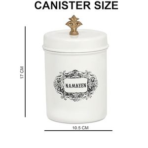 Recién llegado, tarro grande de Metal para almacenamiento de alimentos para mostrador de cocina, Ideal para almacenar frutas secas, azúcar, té, café y especias - Product Image 2