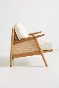 Chaise longue en rotin Boho - Product Image 2