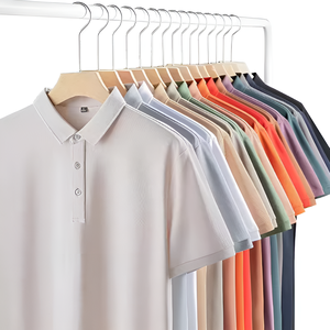 Chemises pour hommes en gros, t-shirts de haute qualité, options grandes tailles, 3 boutons, tricotés, brodés, 100% coton, respirants, séchage rapide - Product Image 1