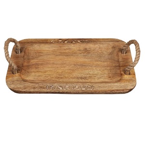 Té Café Desayuno Servidor Platos Hogar Mesa de comedor Decoración Catering Uso Bandeja para servir alimentos - Product Image 2