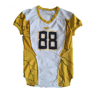 Gráficos en negrita Camiseta de fútbol americano de gran tamaño Conjuntos personalizados Calle Patrón 3D Poliéster Manga corta Transpirable Sublimado - Product Image 1