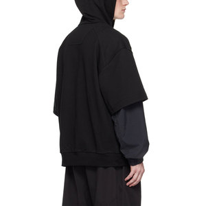 Sweat-shirt à capuche double face en coton 100% de haute qualité, vêtements de rue tendance, sweat-shirts personnalisés pour hommes à prix de gros - Product Image 2