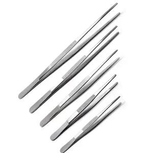 Professionele 14 Cm Jiyo Chirurgische Dressing/Duim Forceps Effen/1 Miljoen Voorraad Beschikbaarheid Van Dressing Pincet Op Elk Moment