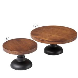 Support à gâteau en bois à finition lisse pour un usage quotidien, offrant une présentation de dessert pratique et attrayante - Product Image 5