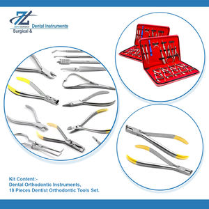 Juego de herramientas de ortodoncia 18 piezas Alicates de Ortodoncia con instrumentos de kit de ortodoncia dental - Product Image 3