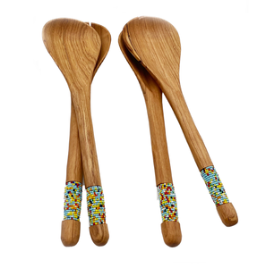 Cuillère en bois émail imprimé personnalisé meilleure vente accessoires de cuisine faits à la main cuillère en bois - Product Image 5