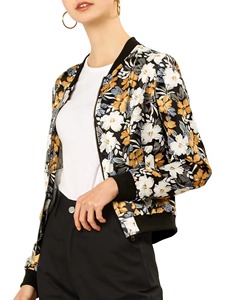 <b>Women</b> Bomber <b>Jacket</b> Custom <b>Lightweight</b> Nylon Streetwear Outerwear Fashion OEM Factory Manufacturer Supplier - Product Image 3