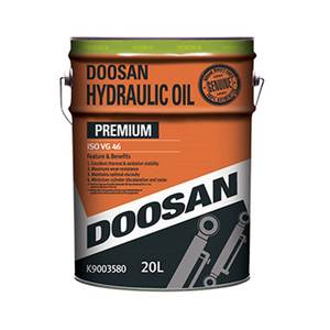 K9003580/HUILE HYDRAULIQUE DOOSAN, ISO VG 46, 20L, (4000h) - Product Image 1