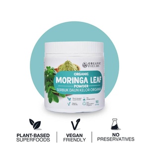 Daun <span class=keywords><strong>Moringa</strong></span> organik Premium 100G 180G membantu dengan pengurangan stres, kekebalan, pertumbuhan otot dan memberikan dorongan energi - Product Image 2