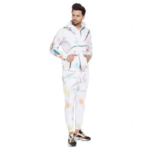 ชุดวอร์มสำหรับผู้ชายแบบลำลองและชุดกีฬาพิมพ์ลายมัดย้อม - Product Image 4