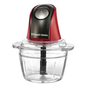Hachoir Électrique Russell Hobbs 200W Rouge et Noir 500ml Robot Culinaire Modèle 27130 56 - Product Image 1