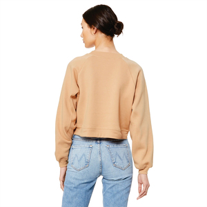 2025 nouveauté col rond sweat personnalisé avant à manches longues surdimensionné femmes automne écologique haute qualité OEM Service - Product Image 3