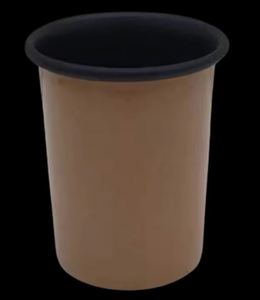 Maceta de Interior de diseño americano de Color cobre para jardín también maceta de escritorio redonda de aluminio hecha a mano terrazo esmalte blanco y - Product Image 3