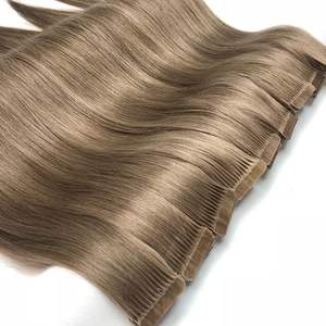 Vente en gros de bande normale de qualité supérieure dans les extensions de cheveux 100% cheveux humains d'usine cheveux doublement étirés - Product Image 1