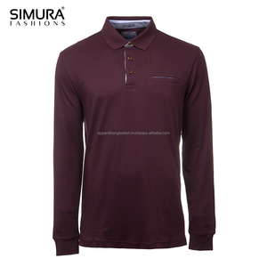 T-shirt pour homme à manches courtes, tricoté, uni, anti-plis, personnalisable, en Spandex-Polyester, avec broderie, vente en gros - Product Image 2