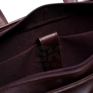 Maletín de Cuero de Moda, Maletín de Trabajo Ligero de un Solo Color, Diseño de Logotipo Personalizado, Maletín de Cuero de un Solo Color - Product Image 6